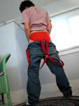 dropping his drawers